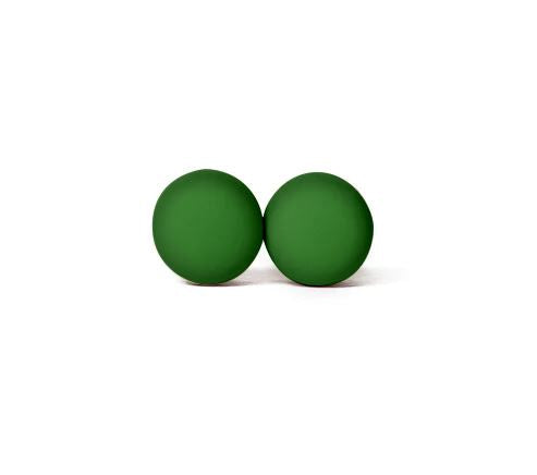 Matte Hijab Magnets (Circle) - Green - (Pair of 2)