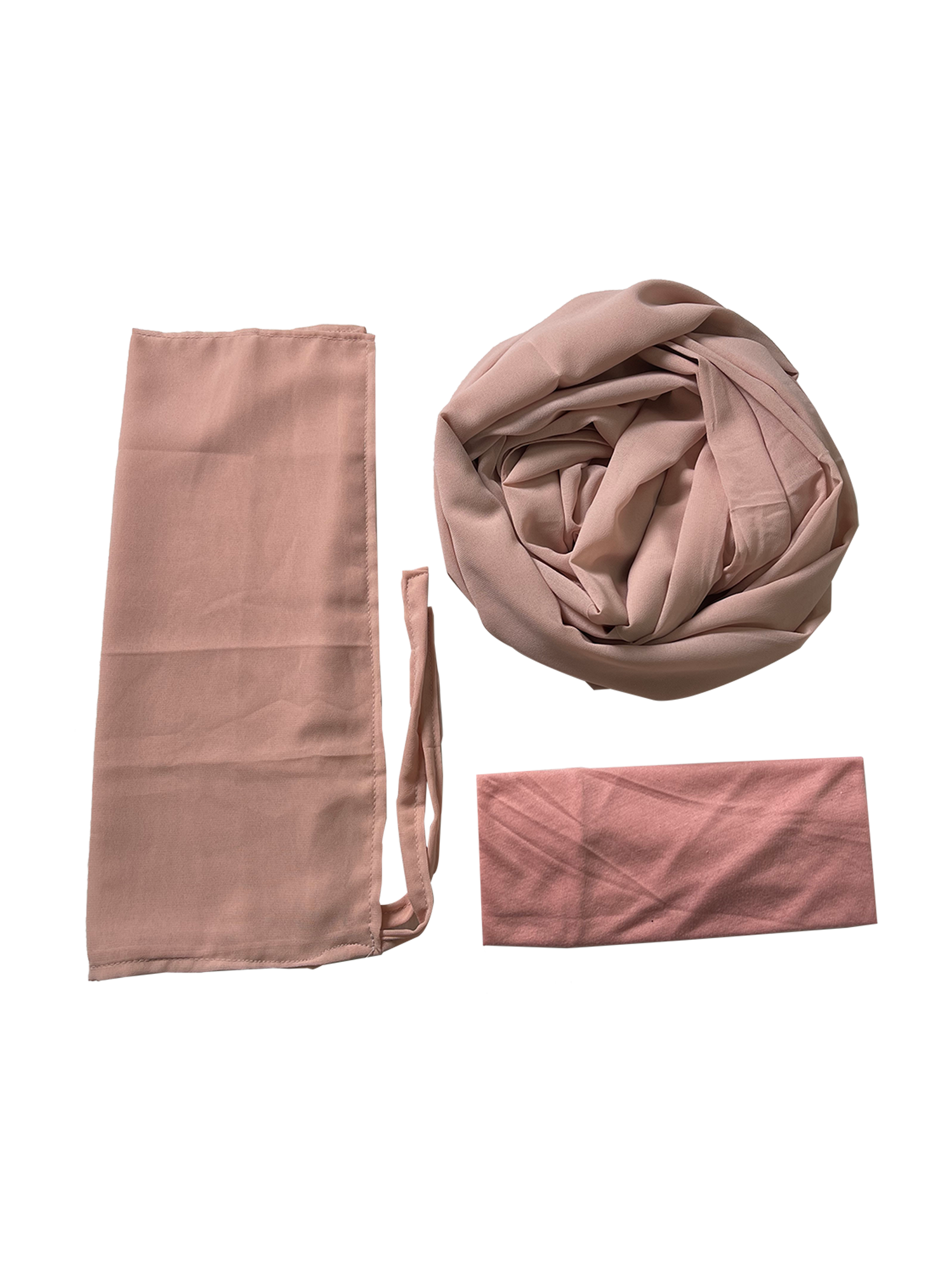Hijab and Niqab set in Dusty Pink