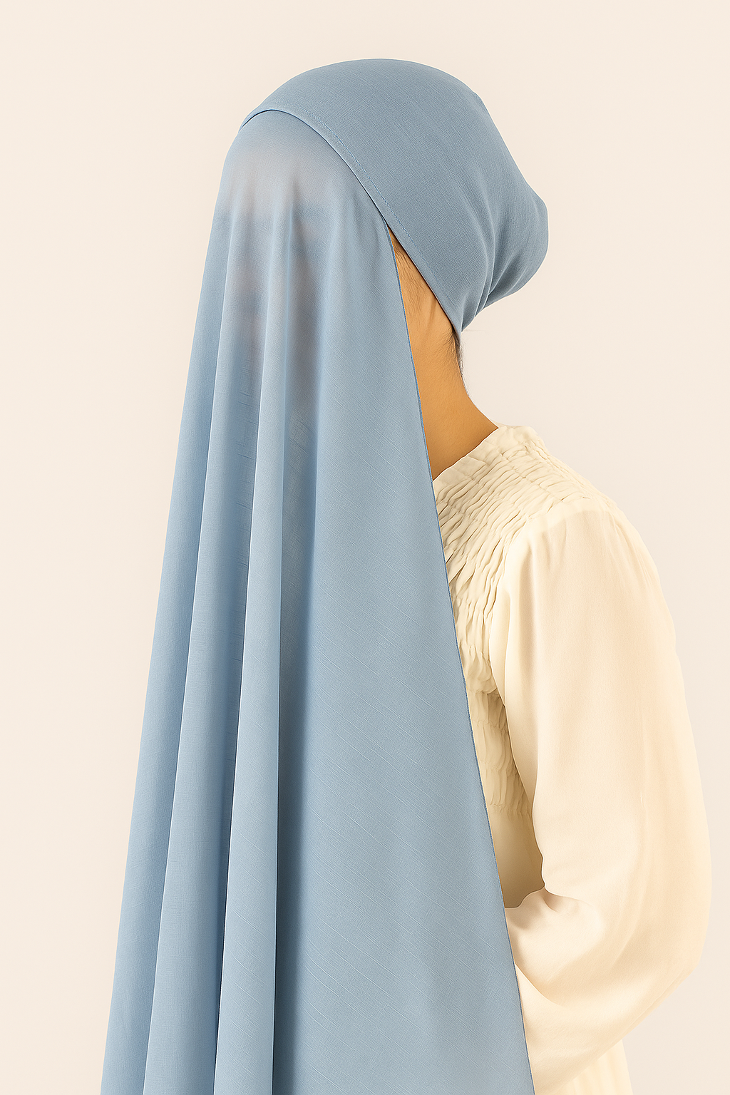 Turkish Instant Hijab in Baby Blue