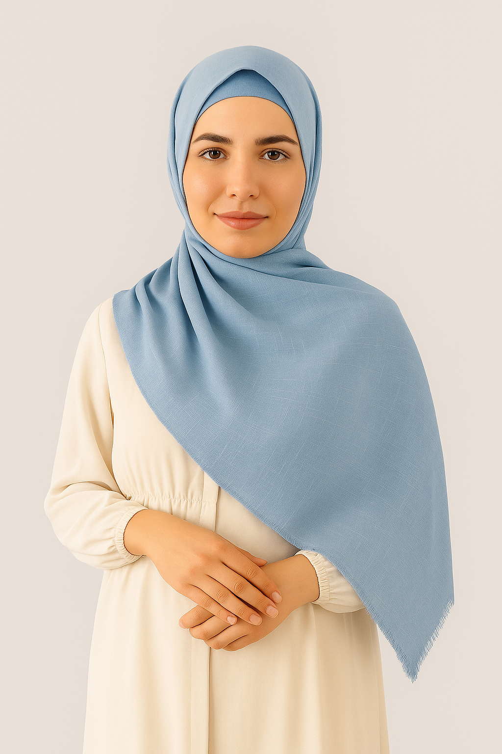 Turkish Instant Hijab in Baby Blue