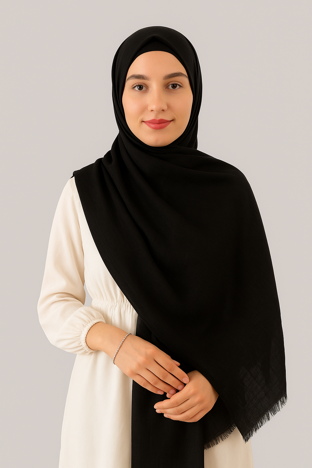 Turkish Instant Hijab in Black
