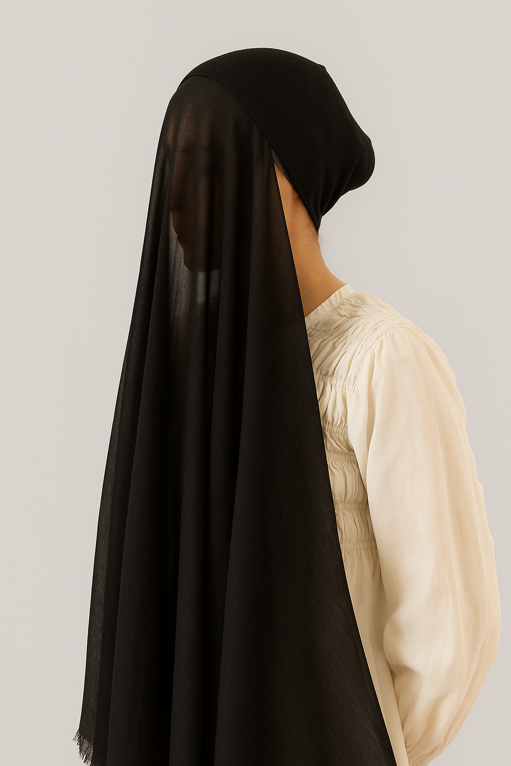 Turkish Instant Hijab in Black