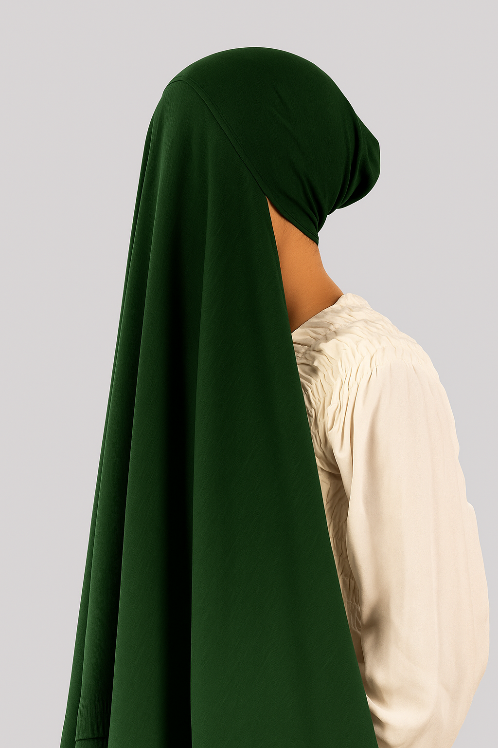 Turkish Instant Hijab in Bottle Green