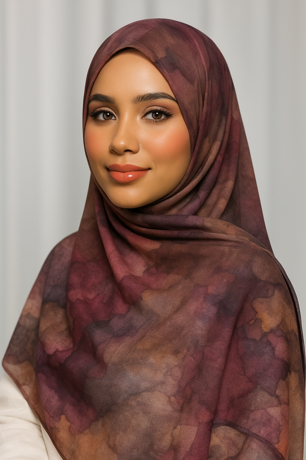 Printed Modal Hijab - Vintage