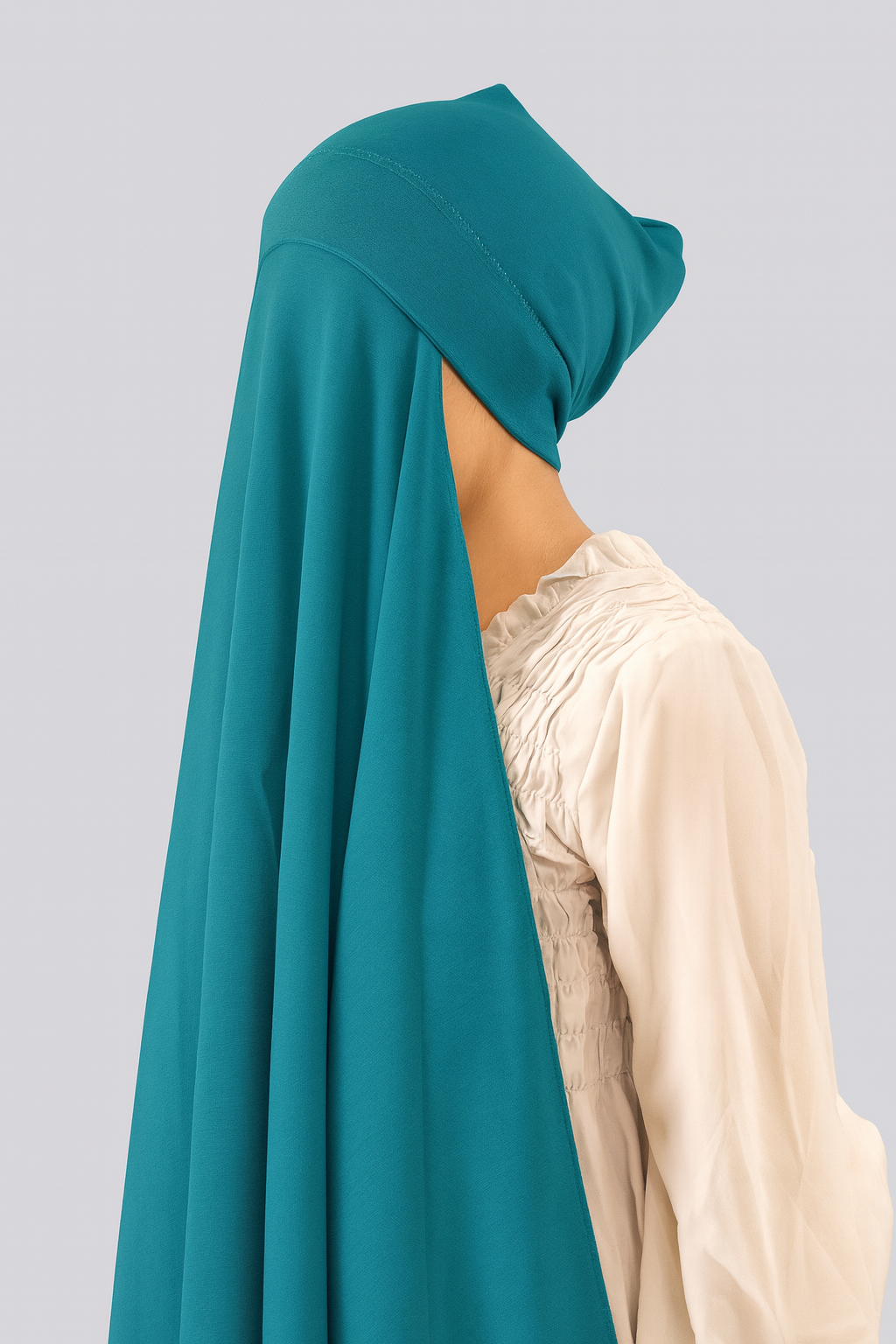 Jersey Instant Hijab in Teal