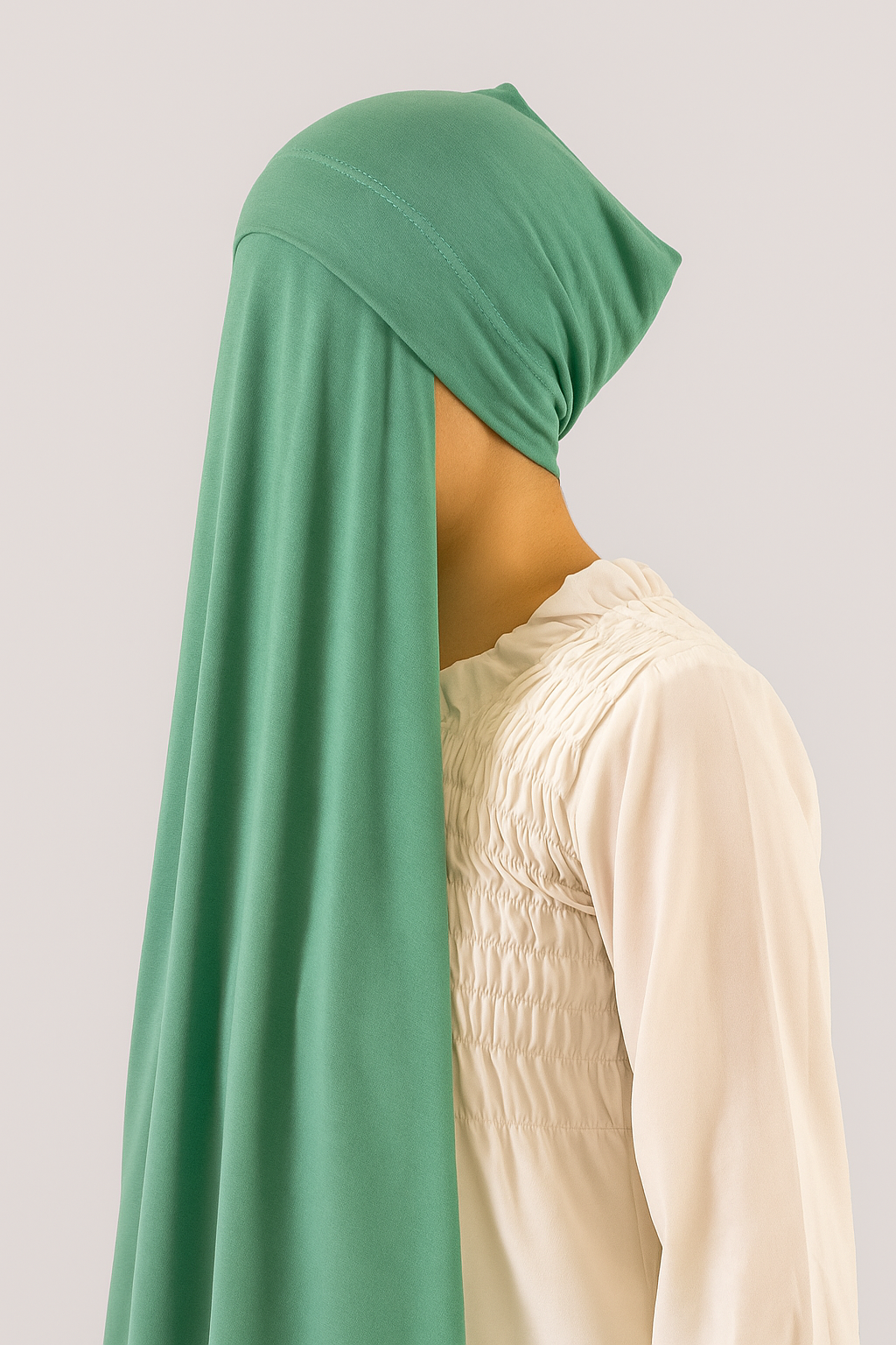 Jersey Instant Hijab in Pista