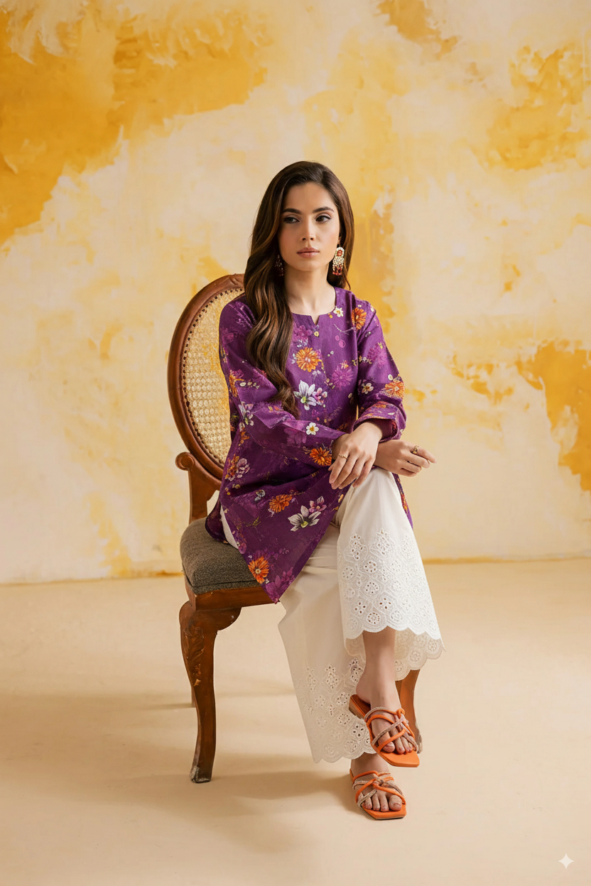 Co-Ord Set Deep Violet