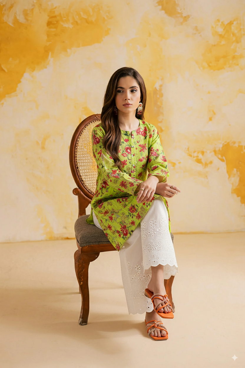 Co-Ord Set Emerald Blossom