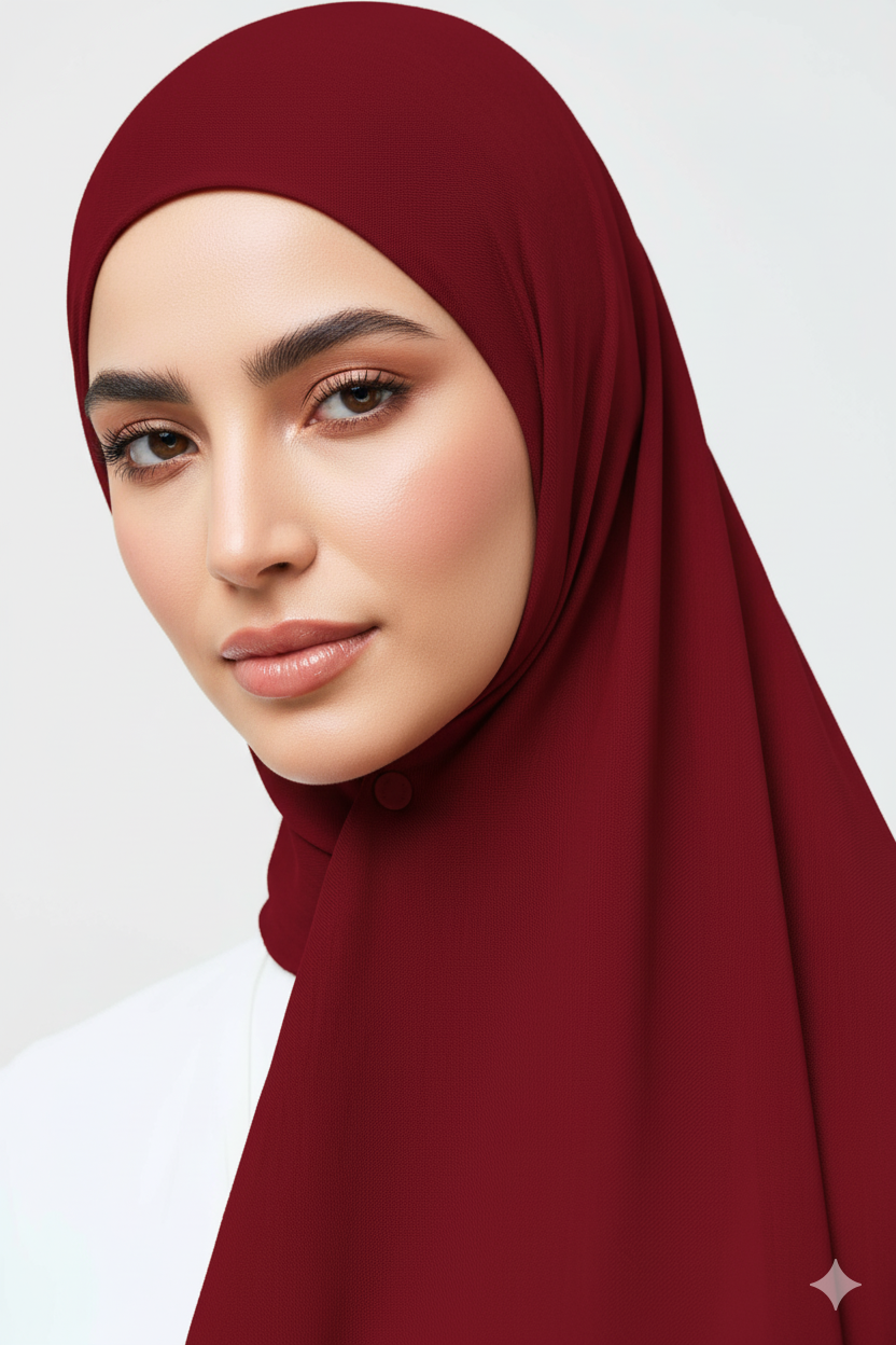 Modal Hijab - Maroon