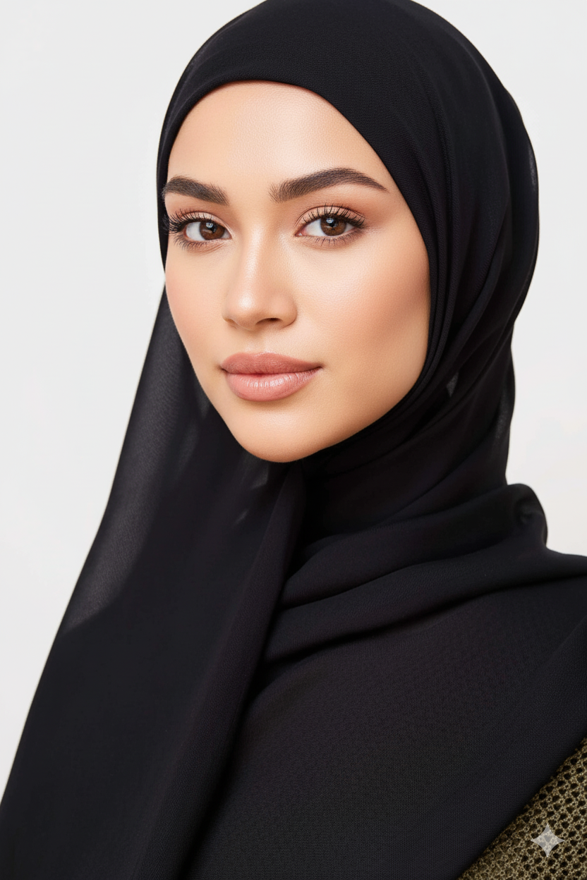 Modal Hijab - Black