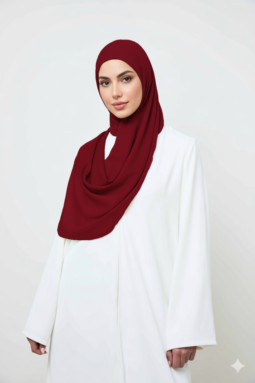 Modal Hijab - Maroon