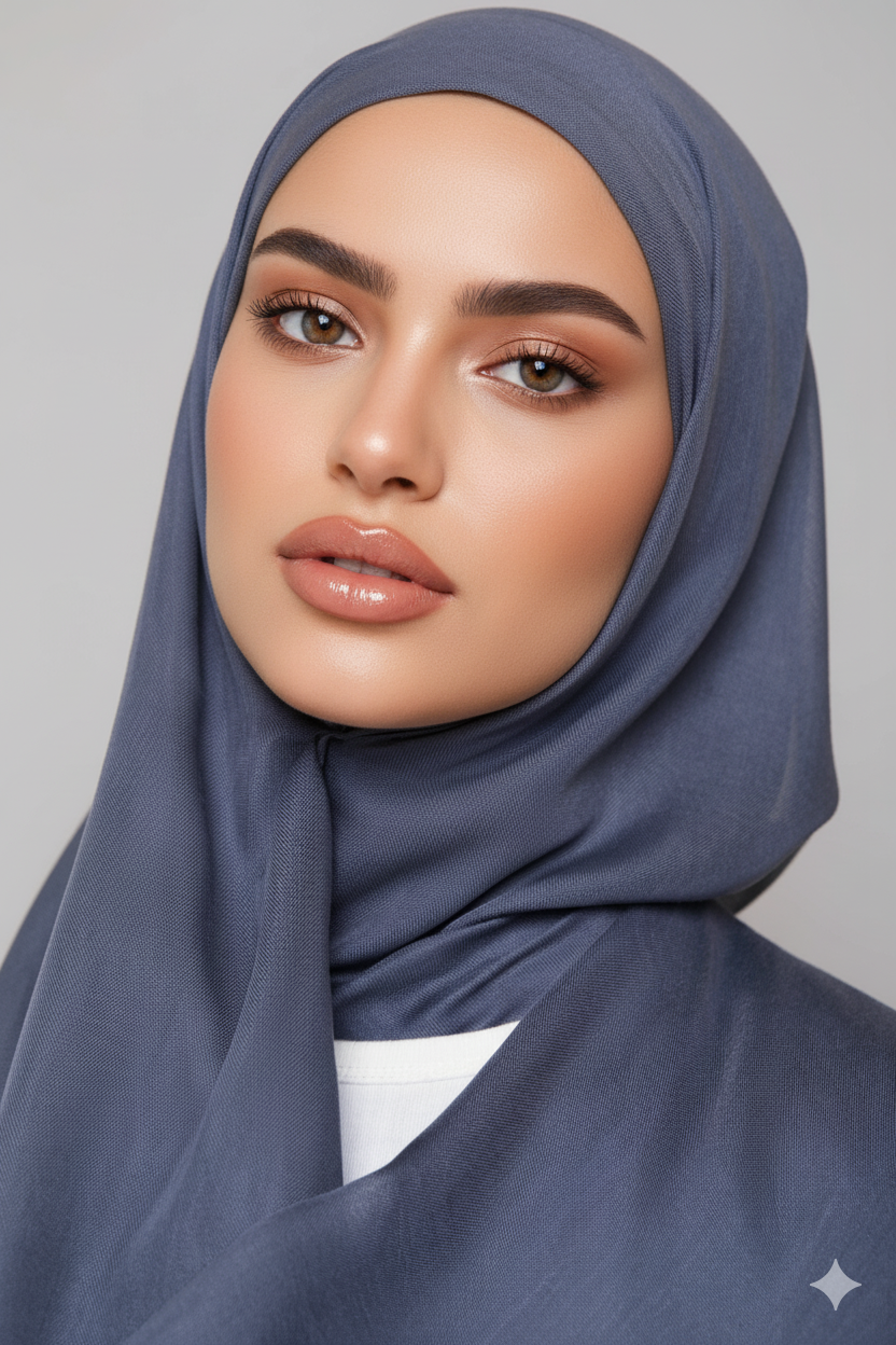 Modal Hijab - Denim