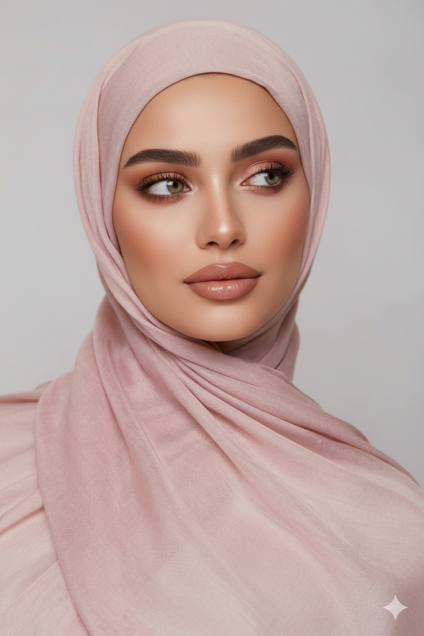 Modal Hijab - Dusky Pink