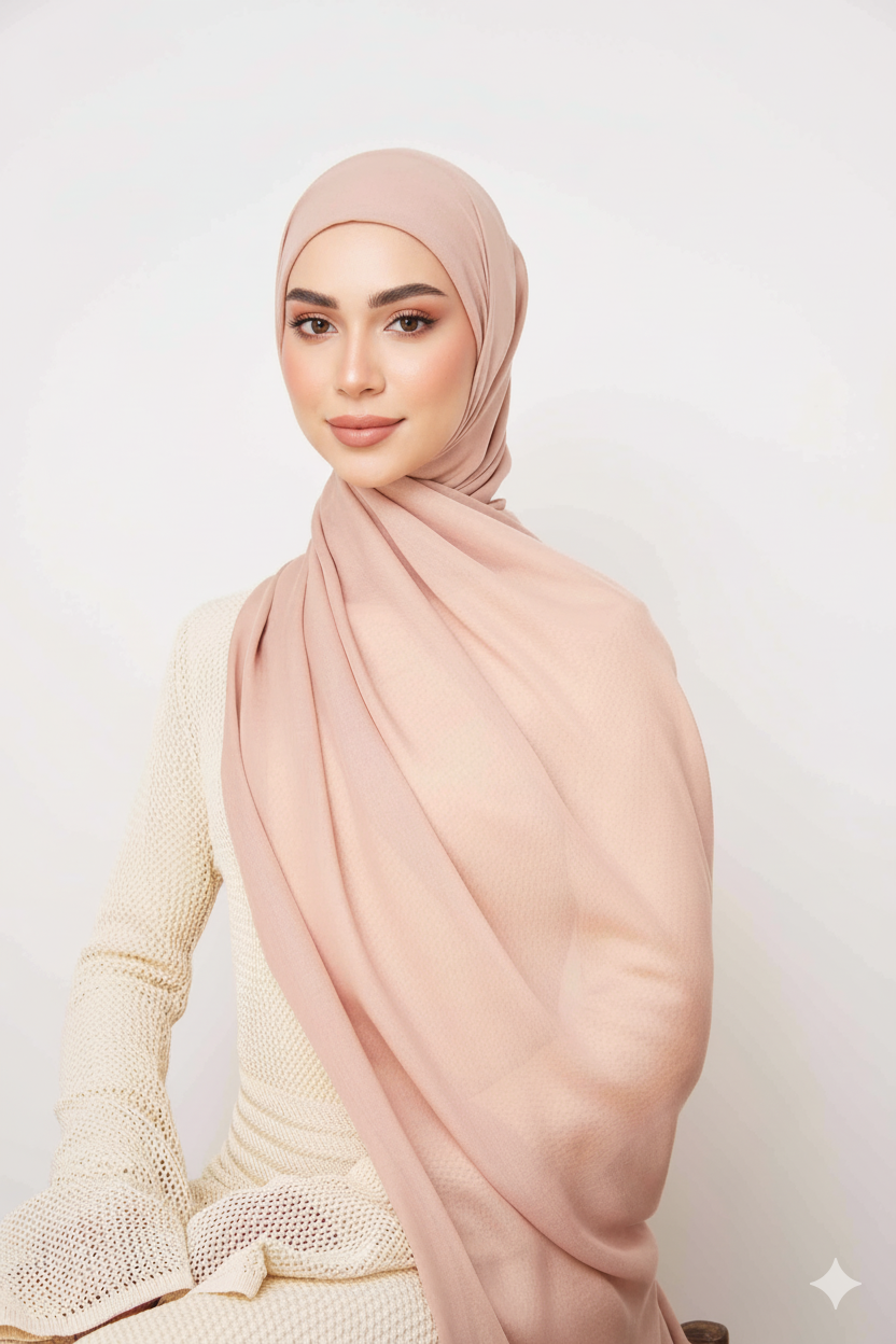 Modal Hijab - Light Taupe