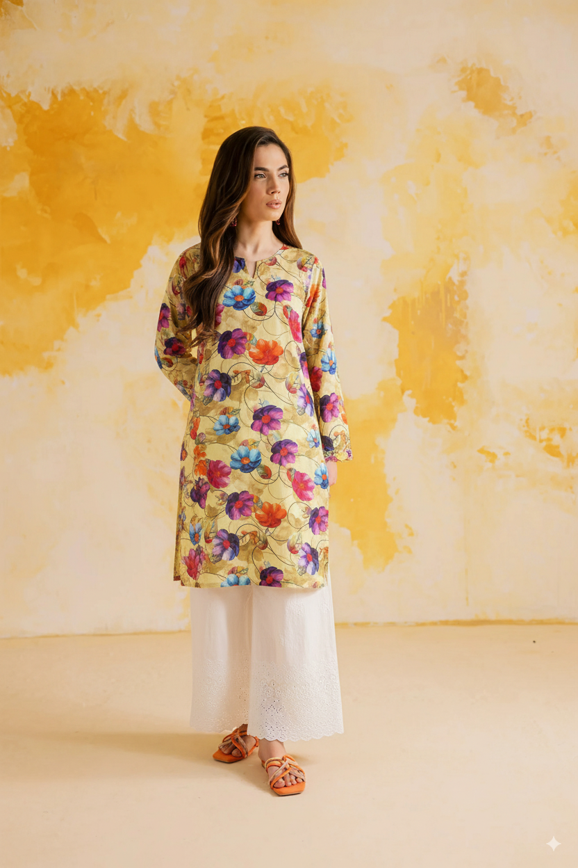 Co-Ord Set Golden Flora