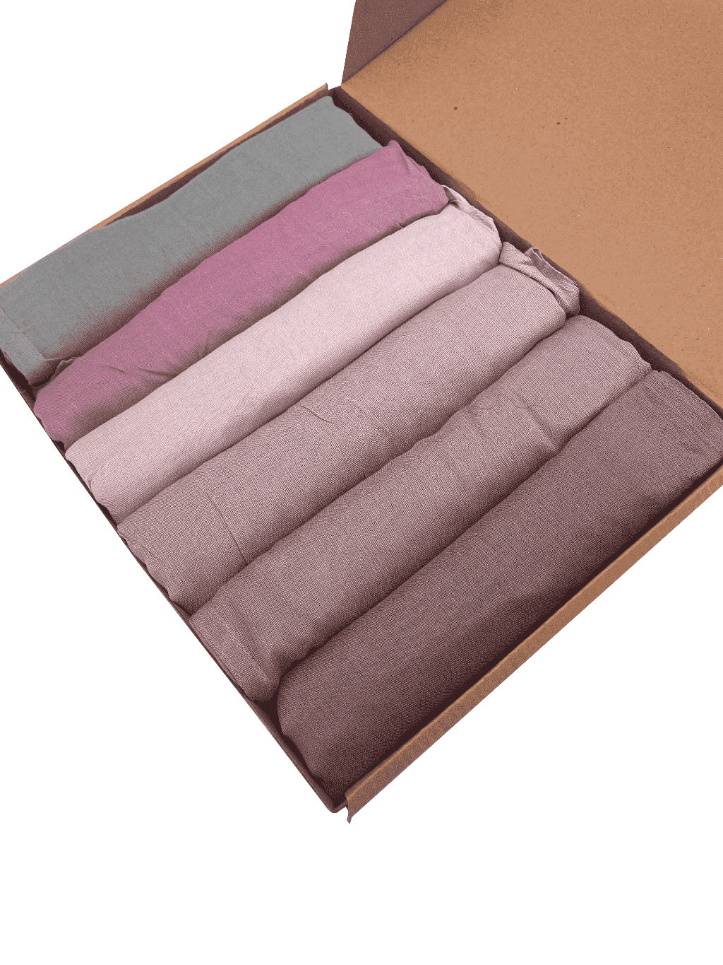 6 Modal Hijab Box - Pastel
