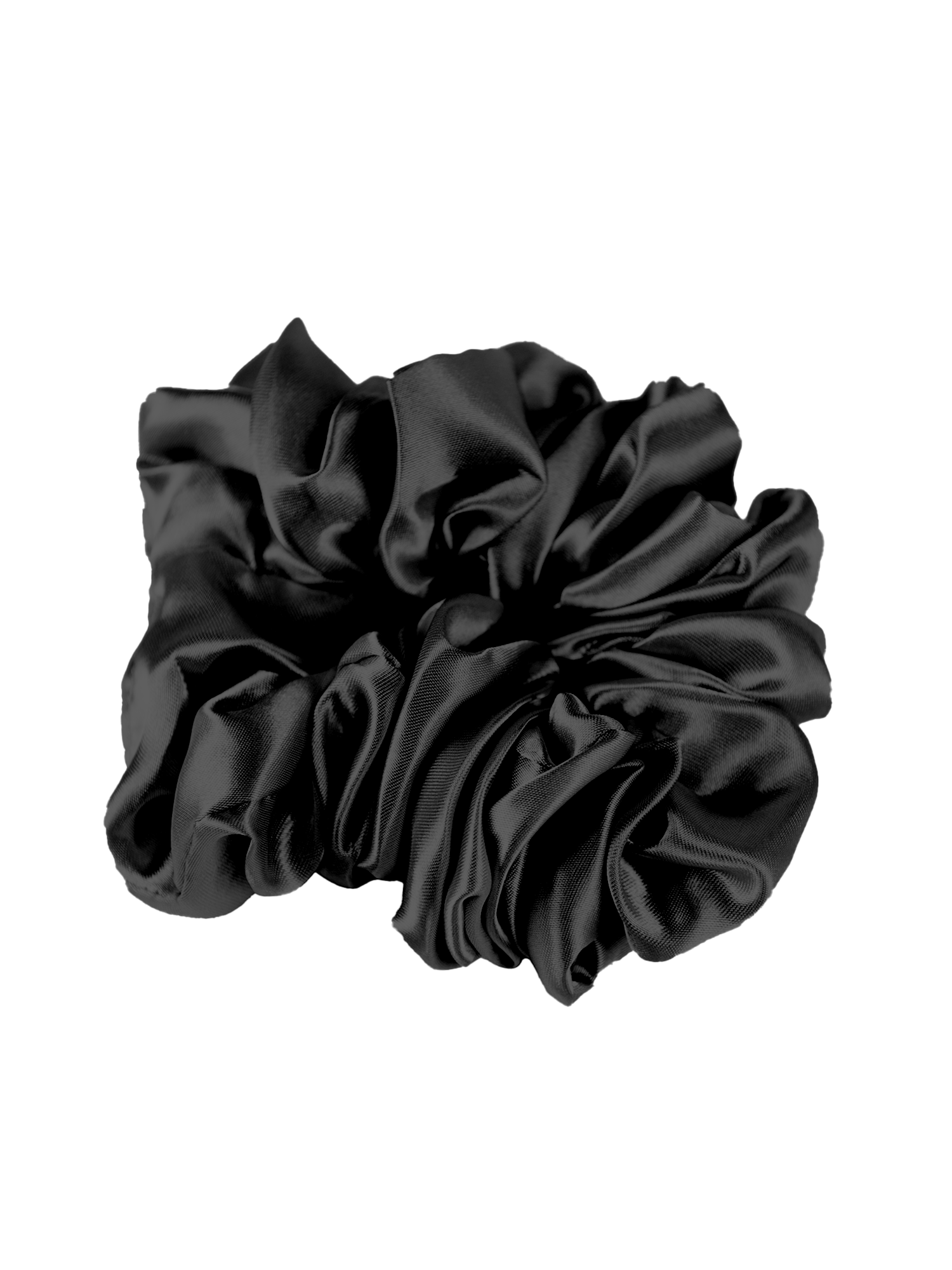 Silk Scrunchie in Black