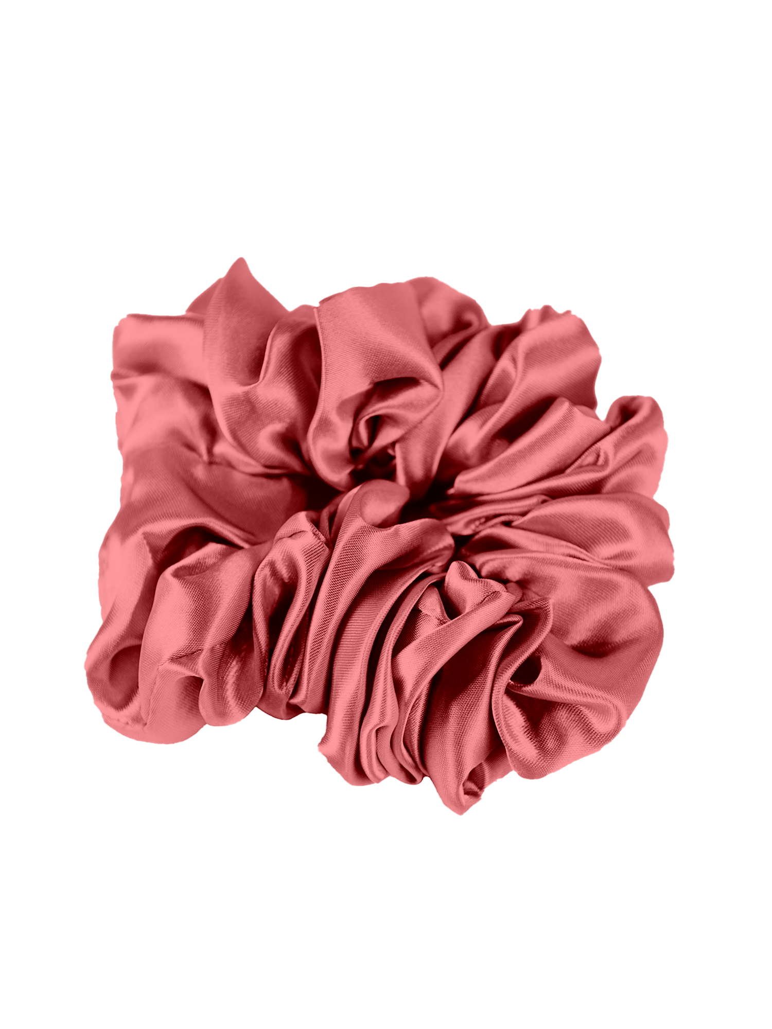 Silk Scrunchie in Rosy