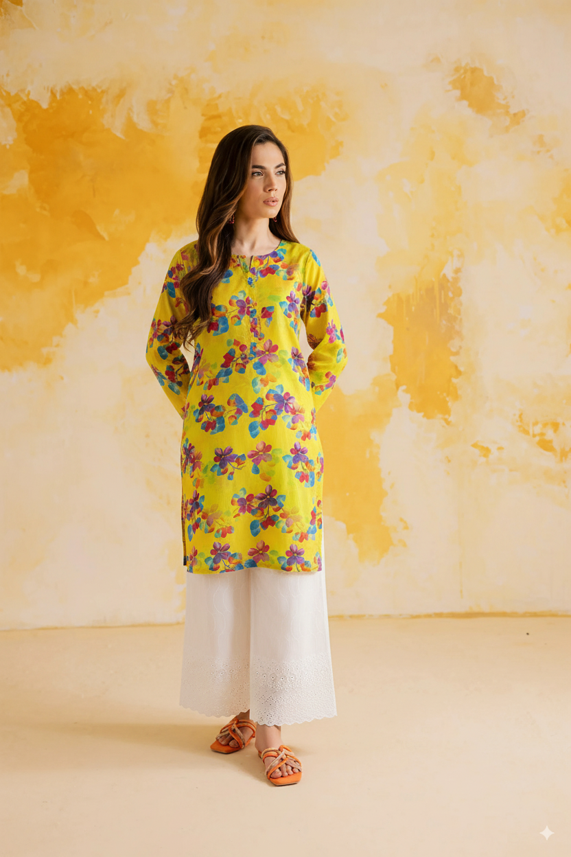 Co-Ord Set Lemon Splash