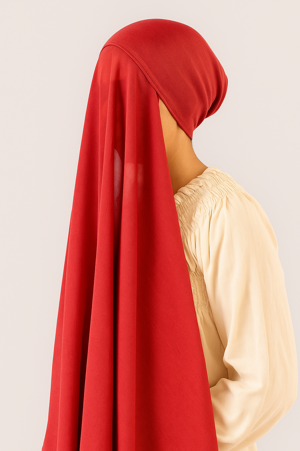 Turkish Instant Hijab in Maroon