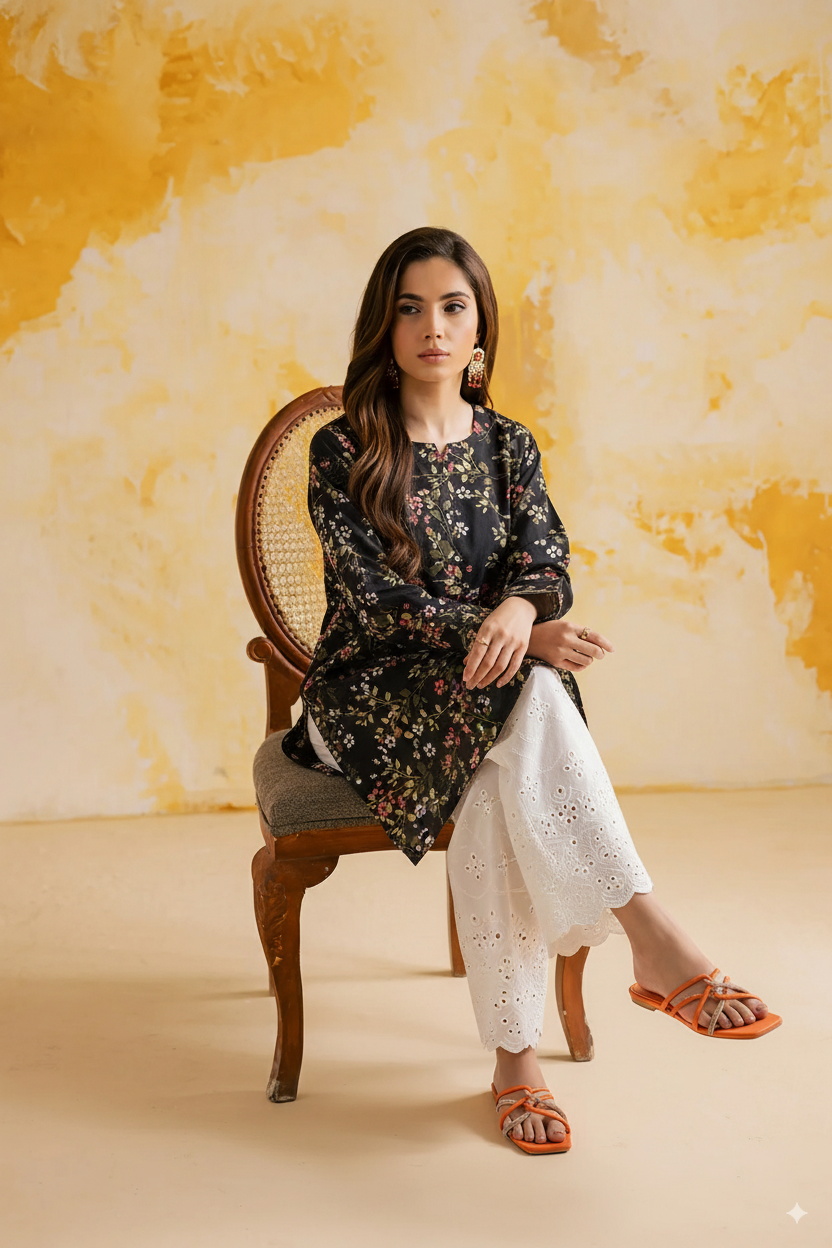 Co-Ord Set Midnight Bloom