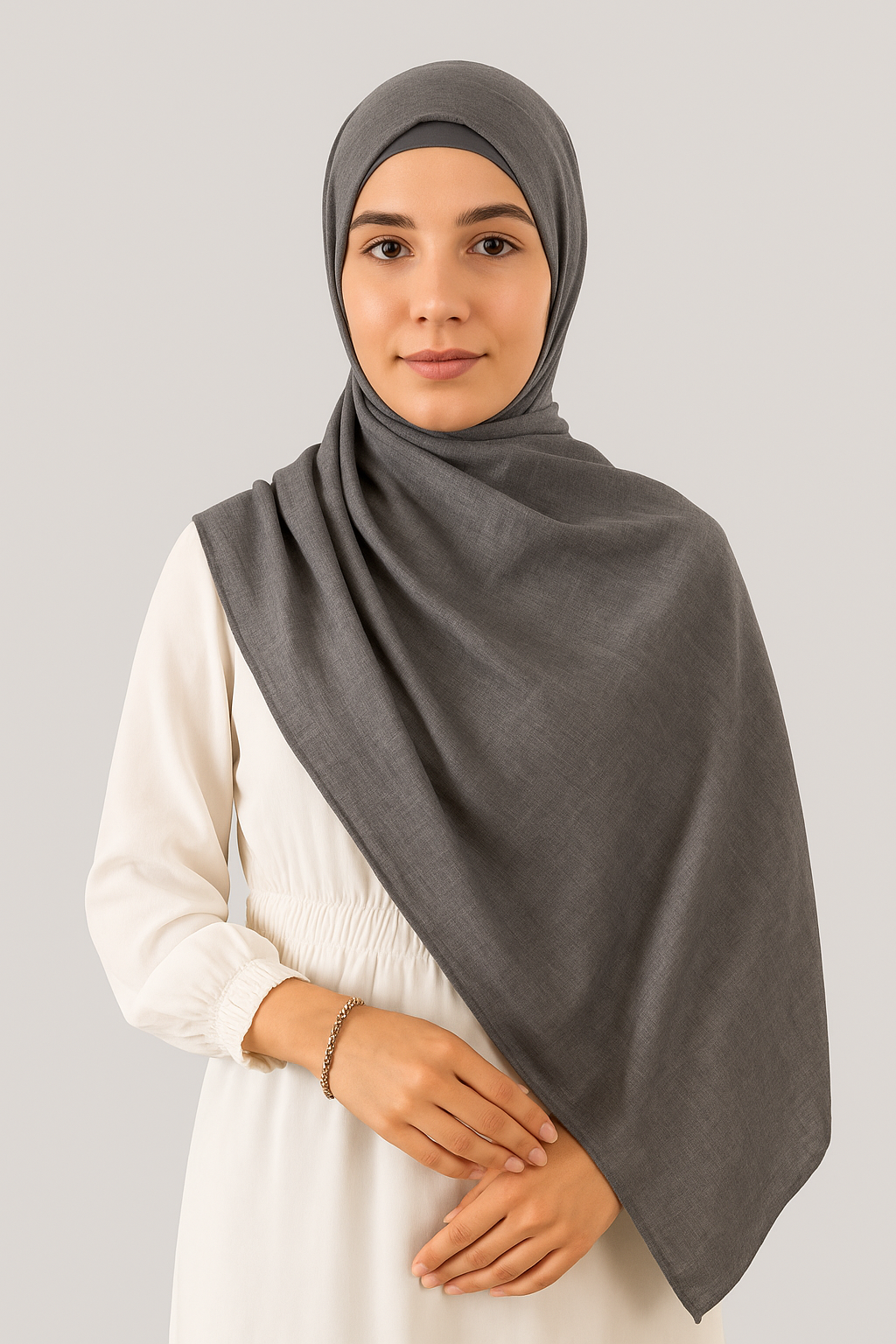 Instant Modal Hijabs In Ash