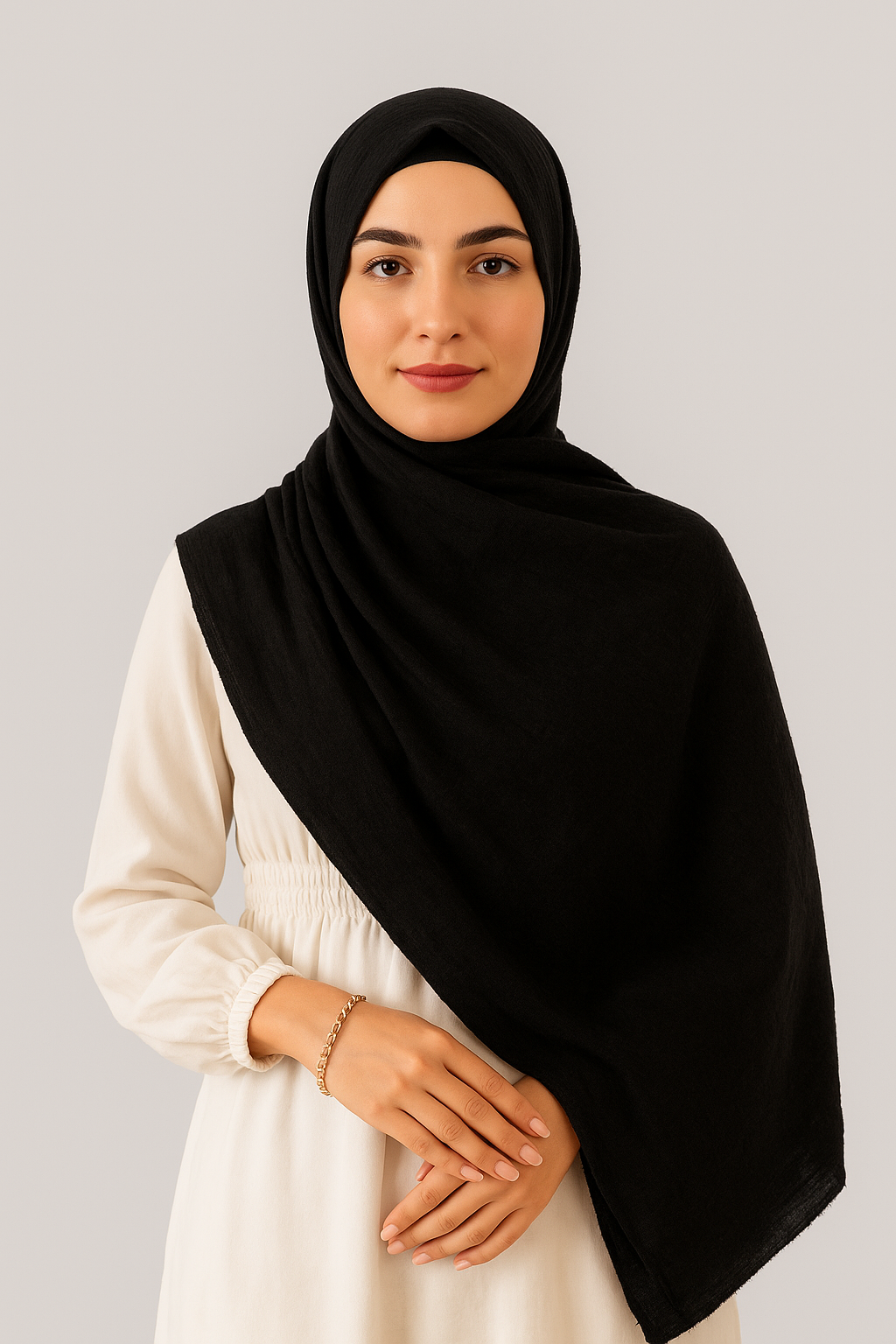 Instant Modal Hijabs In Black