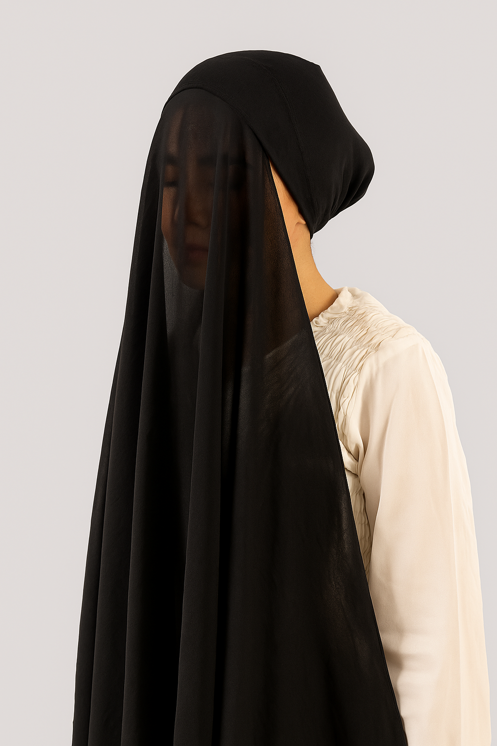 Instant Modal Hijabs In Black