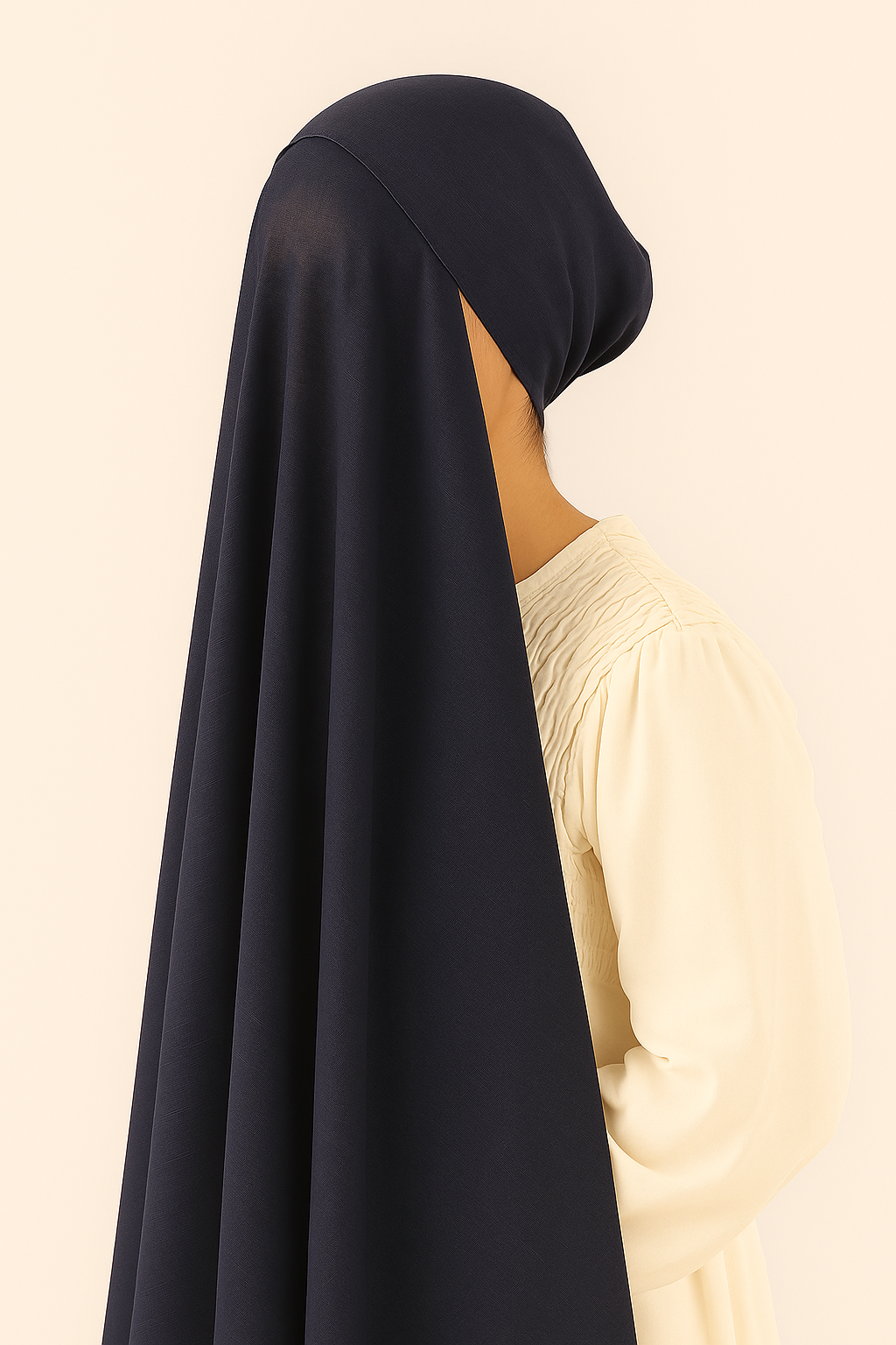 Turkish Instant Hijab in Navy Blue
