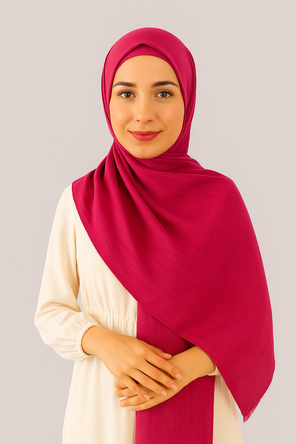 Turkish Instant Hijab in Raspberry