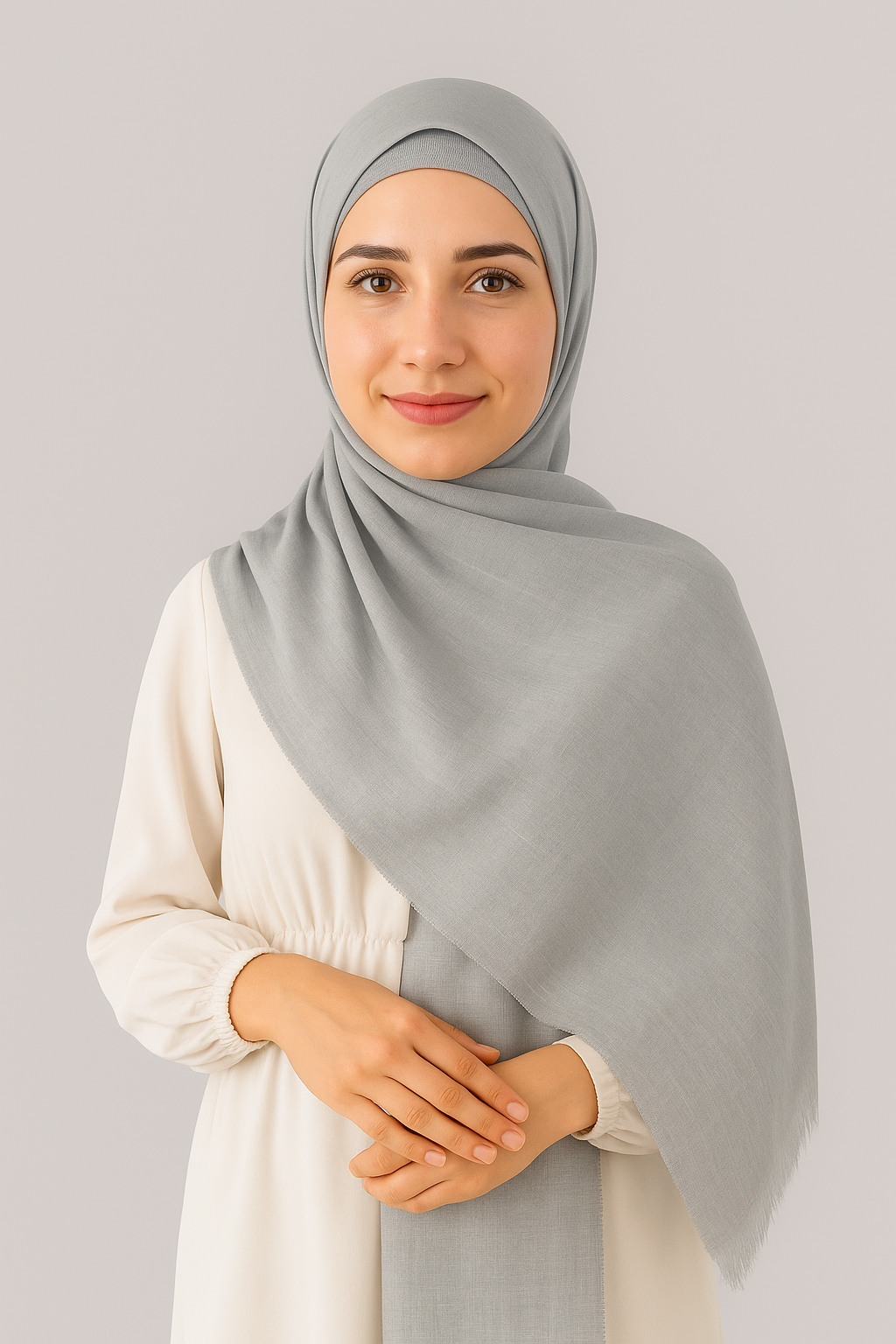 Turkish Instant Hijab in Steel Grey