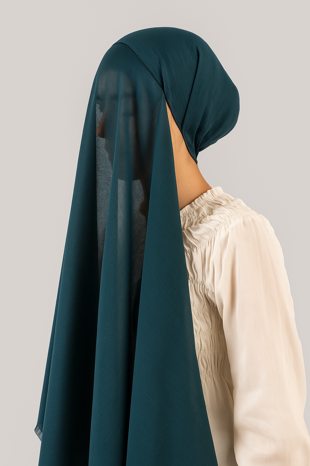 Turkish Instant Hijab in Teal