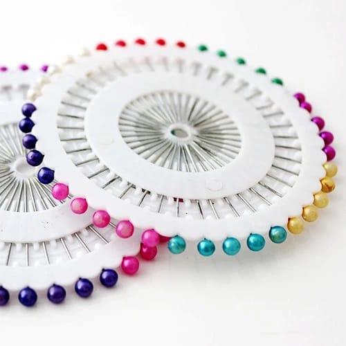 Hijab pins wheel, tempered steel in multi color for scarfs & hijabs