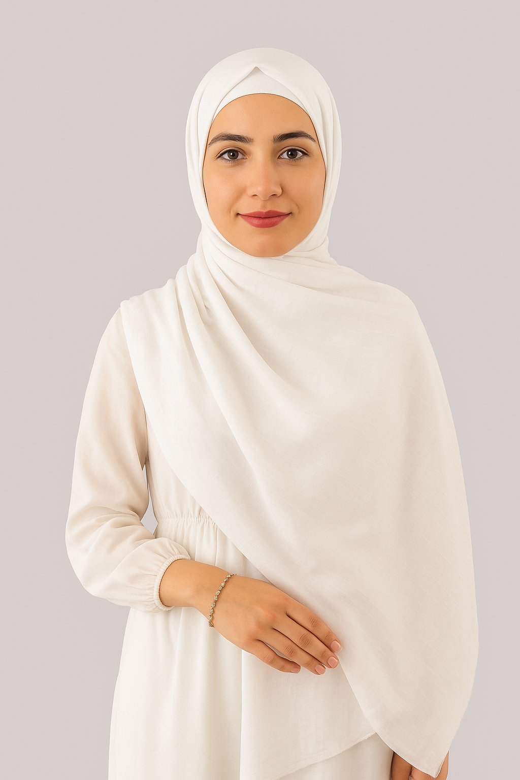 Turkish Instant Hijab in White