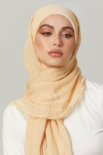 Soft Crinkle Hijab Viscose Material in