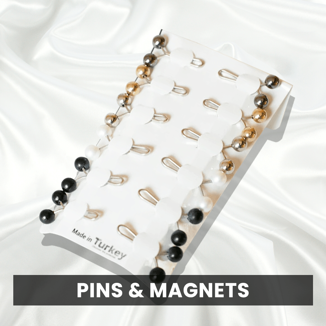 Pins & Magnets. Accessories for hijabs.