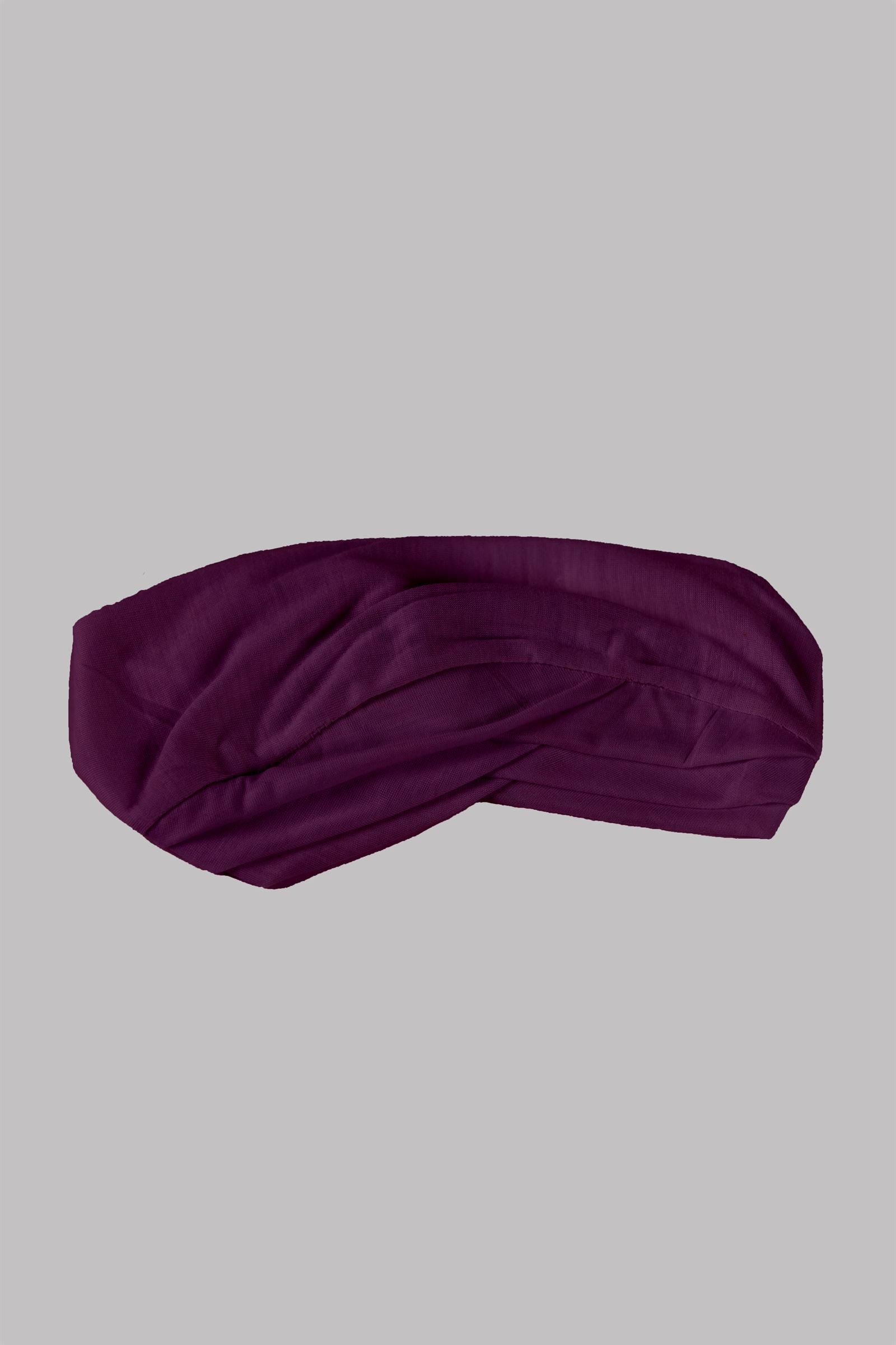 Criss Cross Cap in Purple