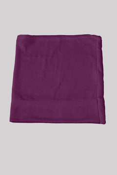 Soft Tube Hijab Cap in Purple Color, Background White.