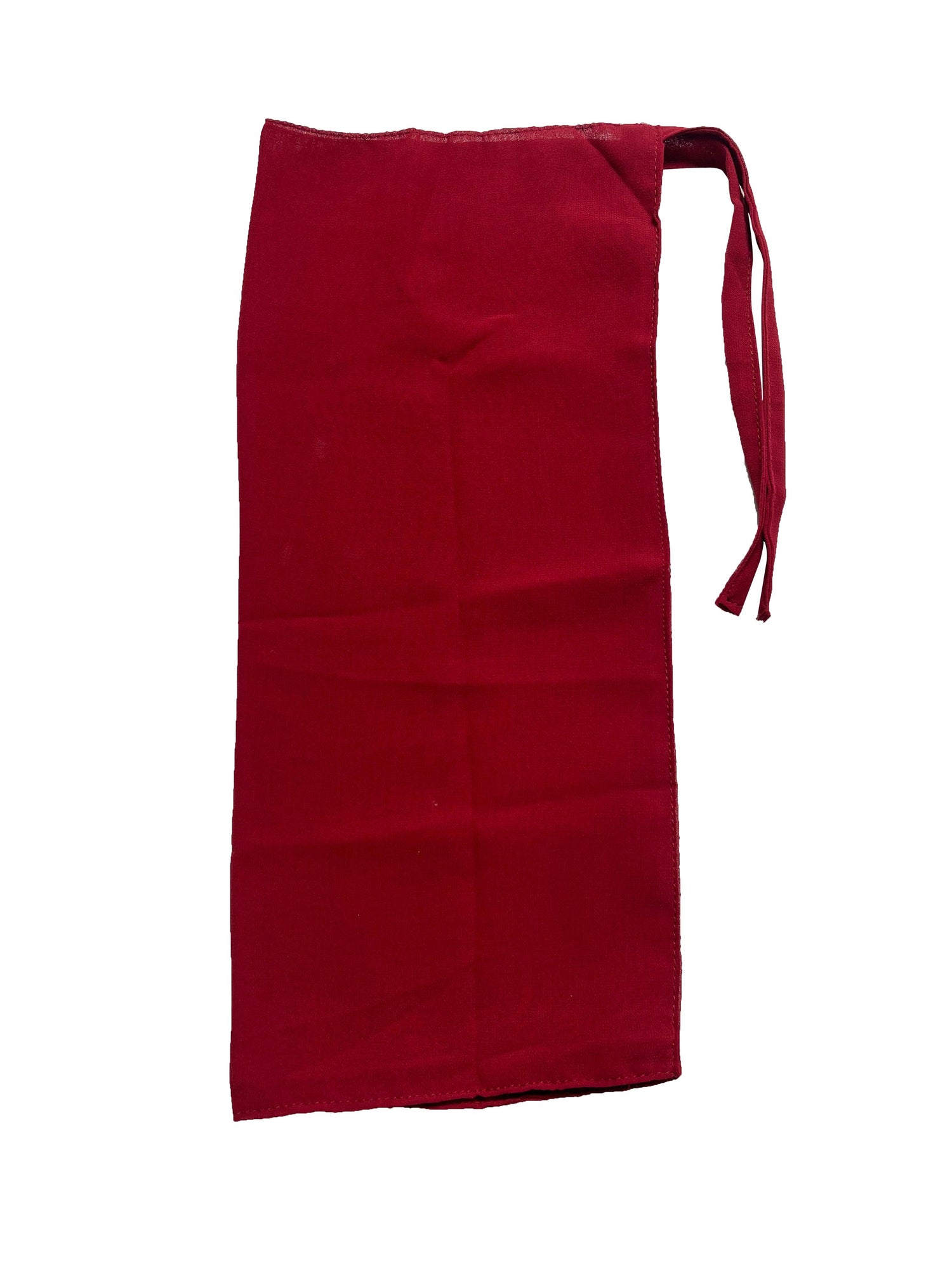 Tie Back Niqab in Maroon. Adjustable & customizable fit.