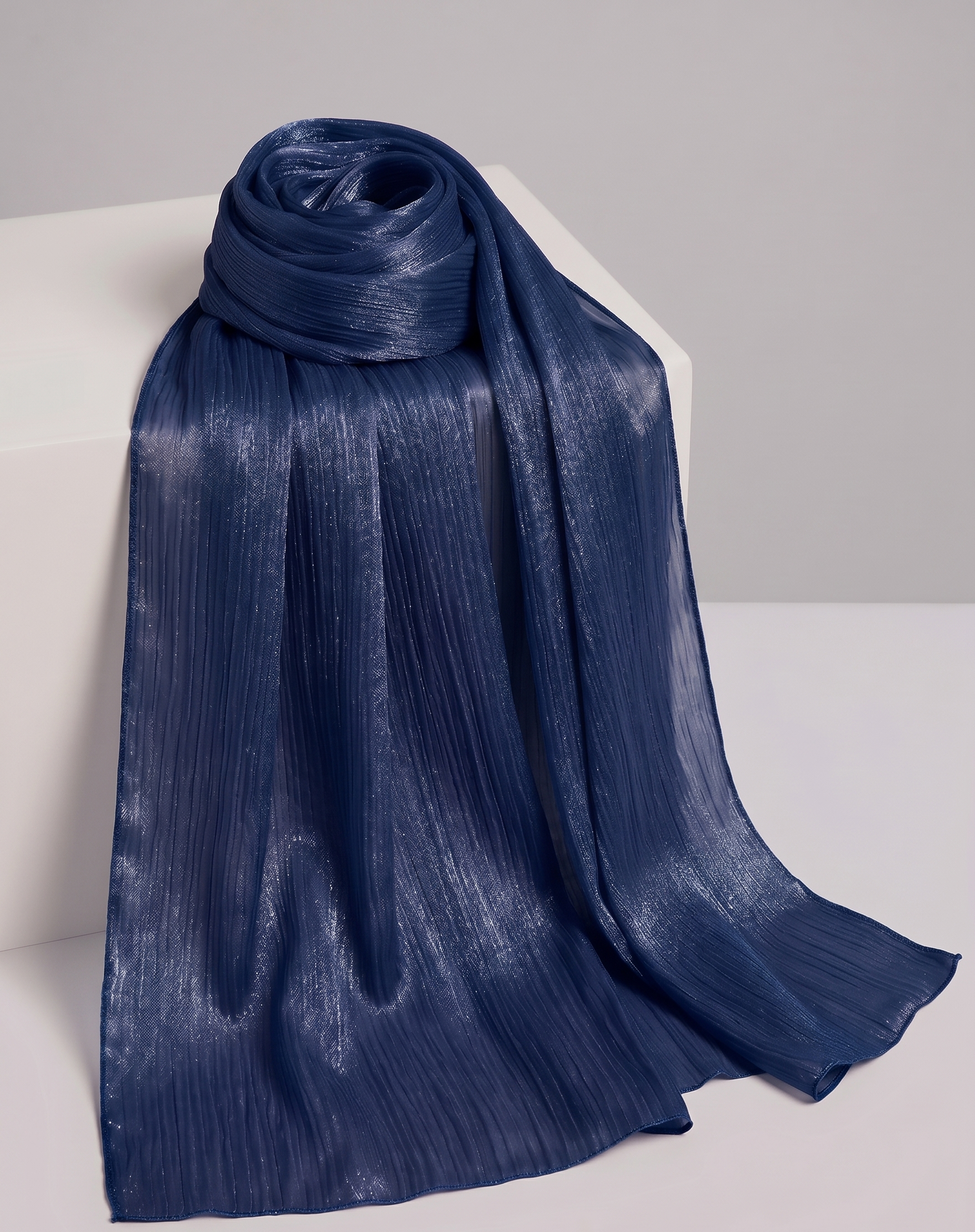 Chiffon Luxe in Navy Blue