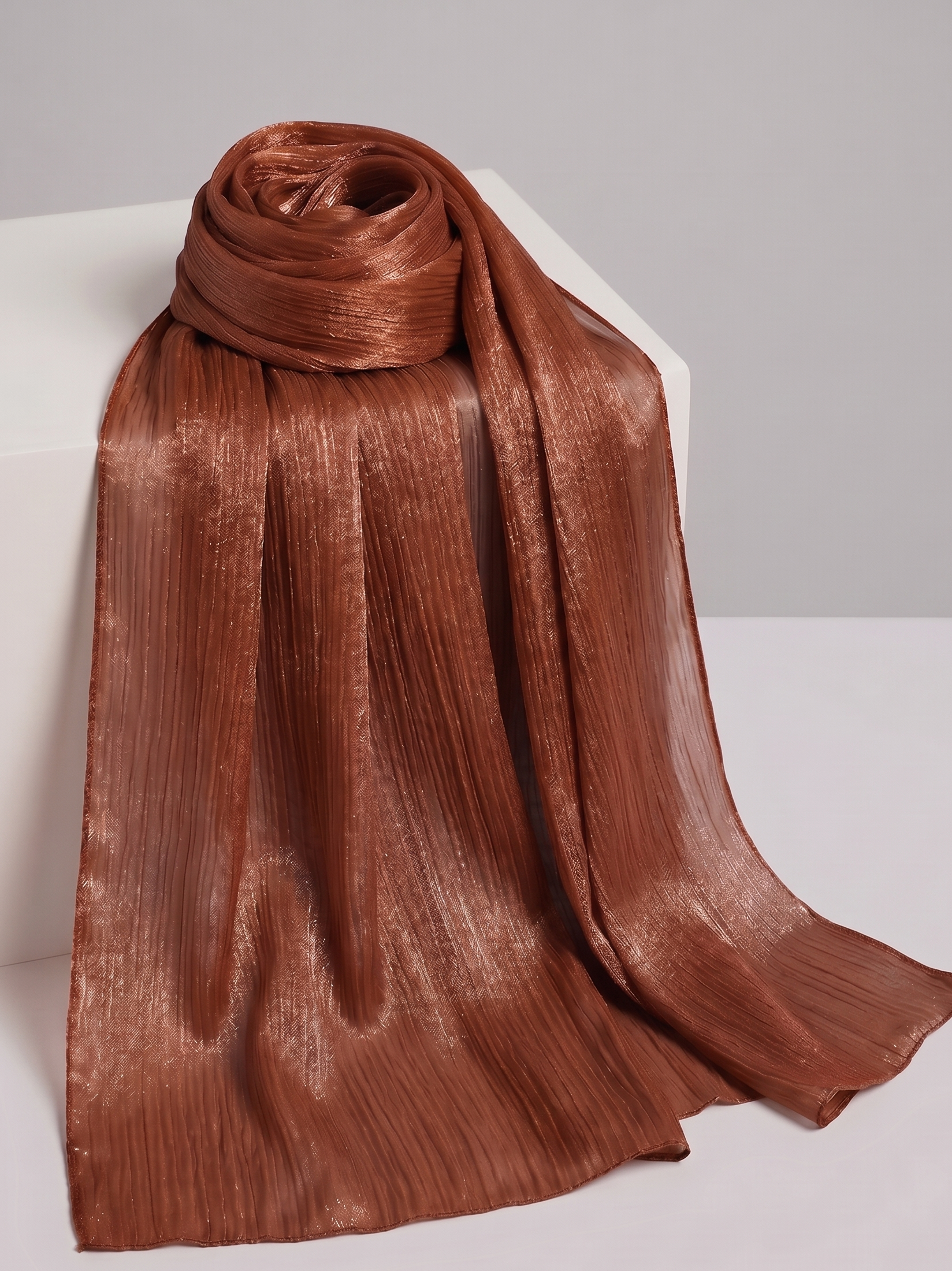 Chiffon Luxe in Rust