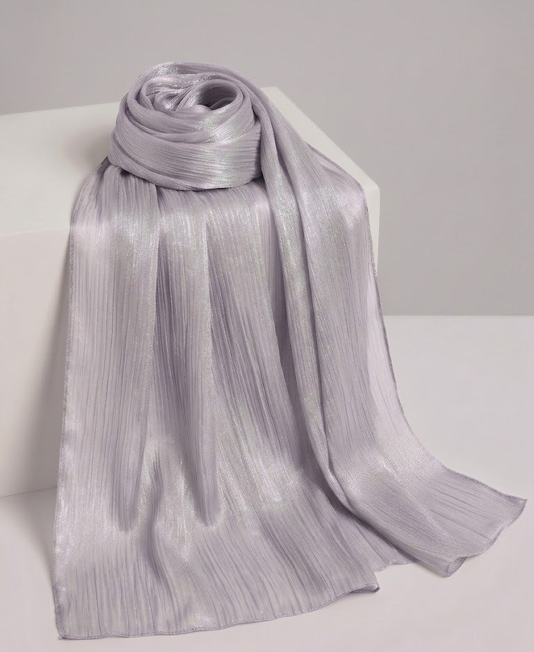 Chiffon Luxe in Light Blue Grey