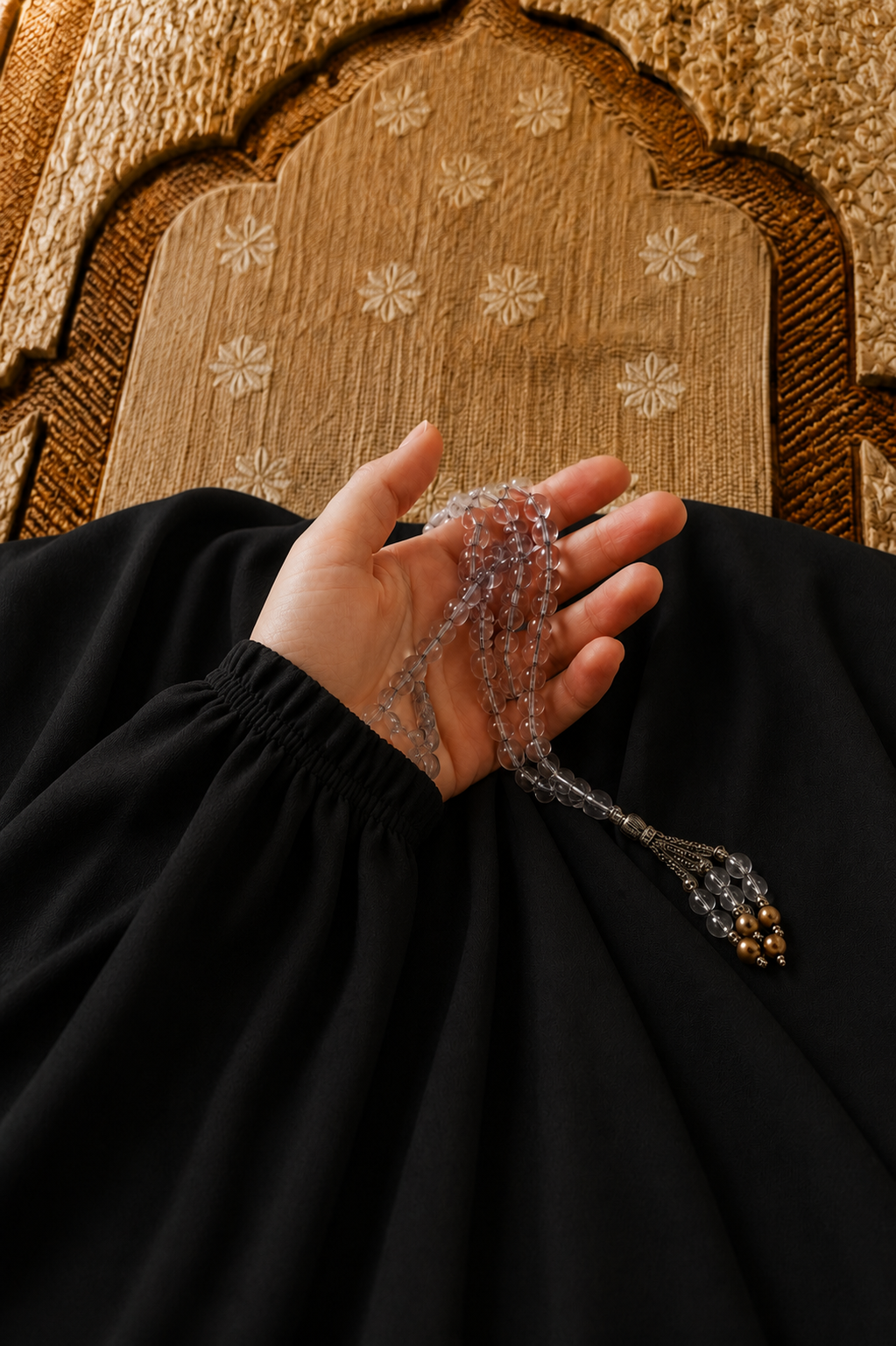 Namaz Chadar in Black