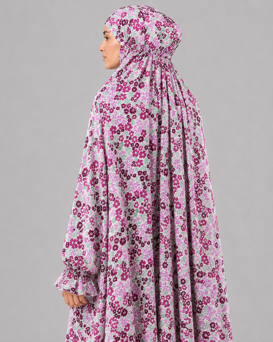 Blush Namaz Chadar - Meadow Print