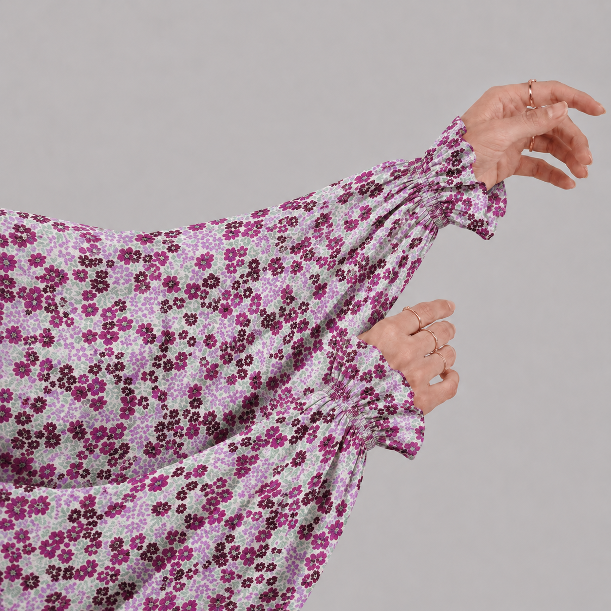 Blush Namaz Chadar - Meadow Print