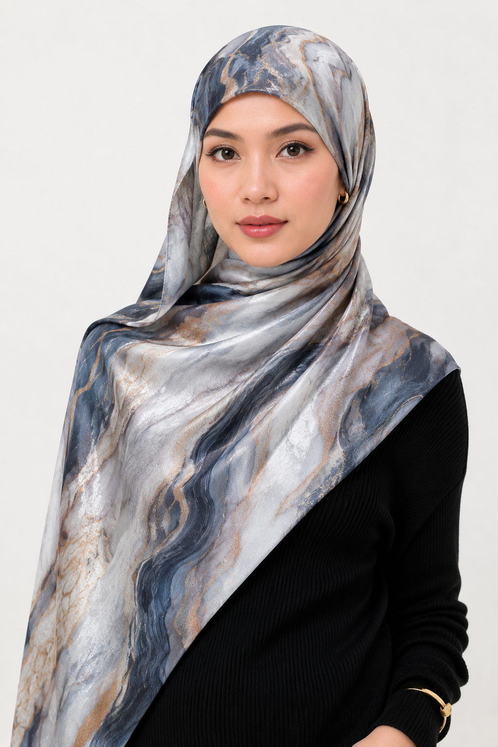 Printed Silk - Taupe Bronze