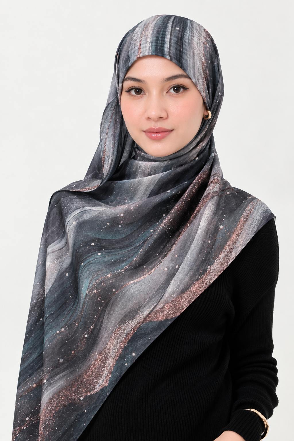Printed Silk - Rose Galaxy