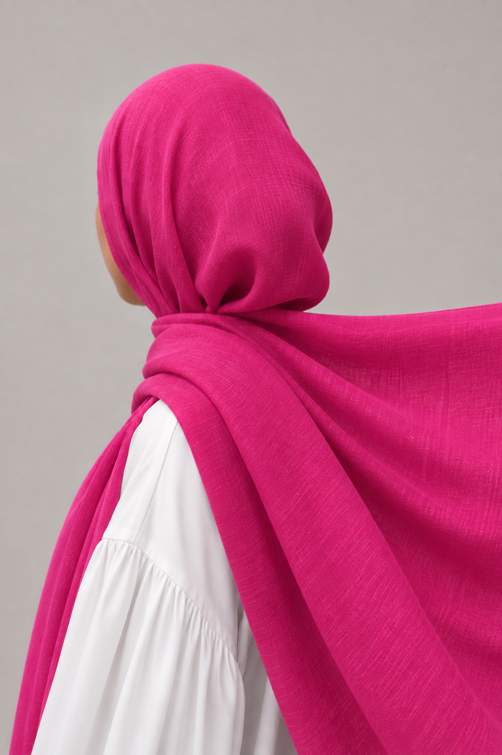 Turkish Viscose Hijab XL in Hot Pink