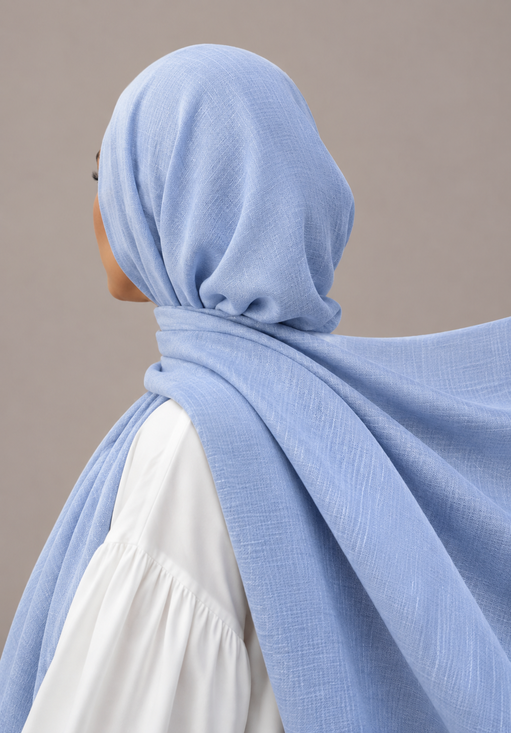 Turkish Viscose Hijab XL in Periwinkle