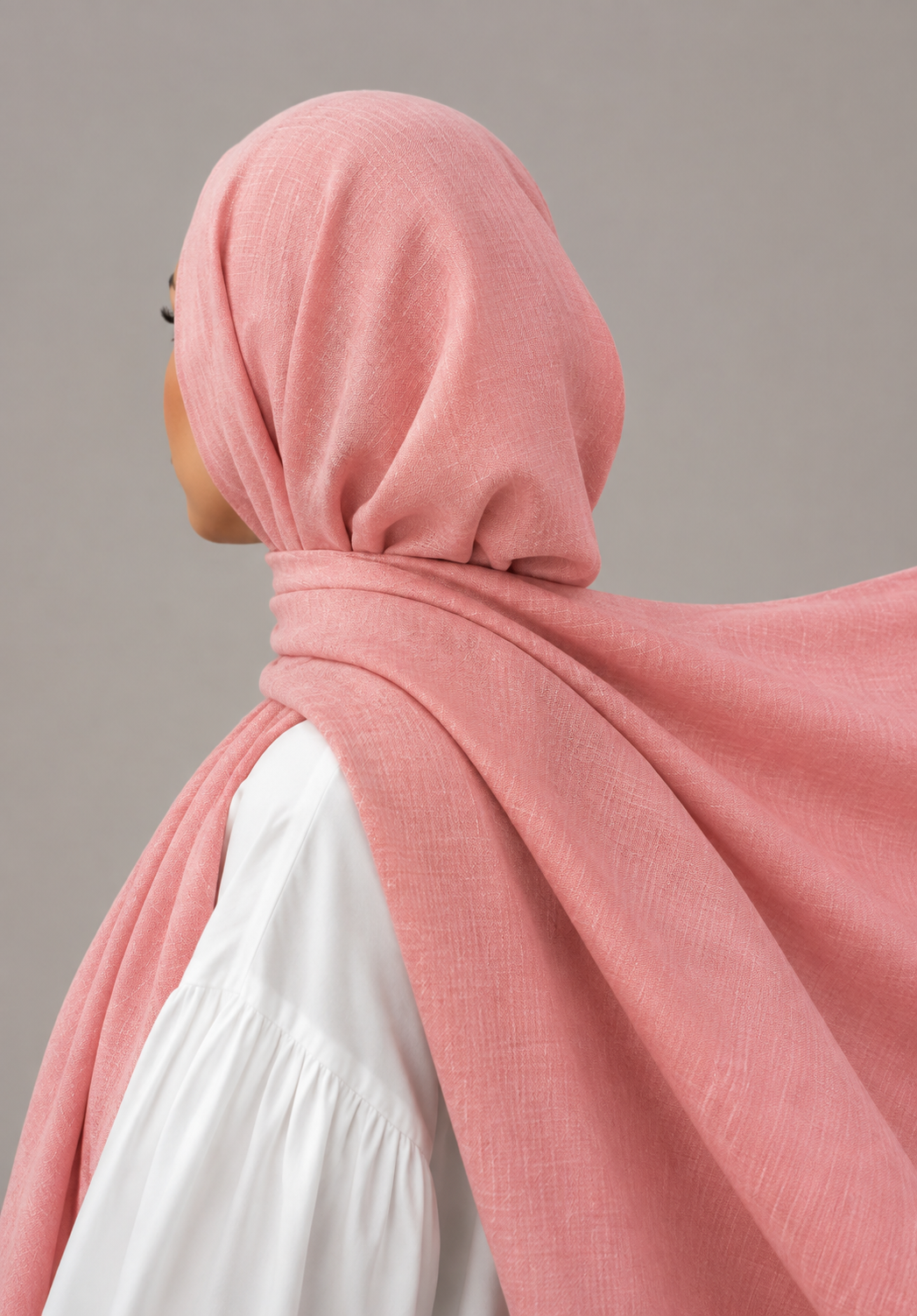 Turkish Viscose Hijab XL in Dusty Rose